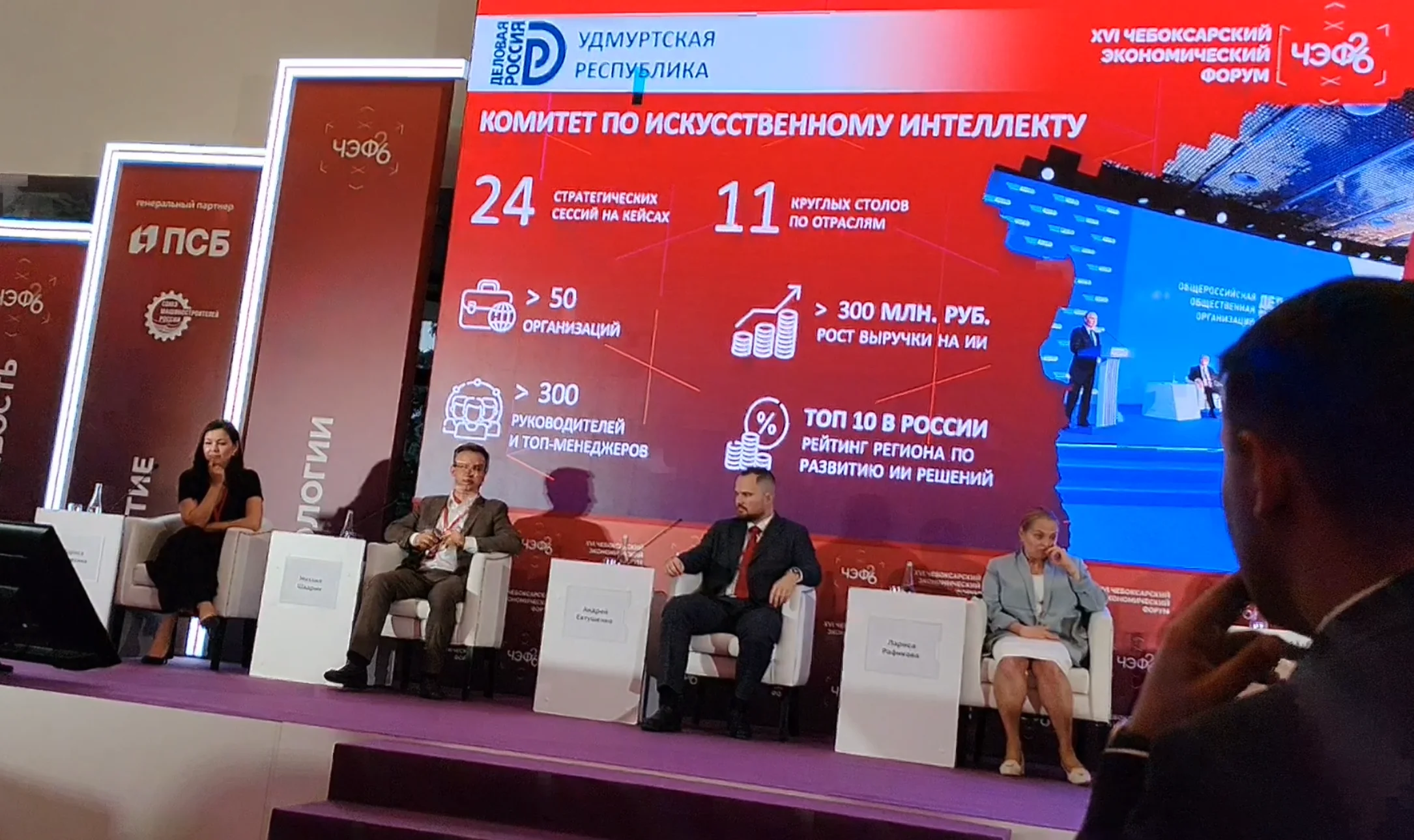 Комитет удмуртской «Деловой России» по ИИ поделился опытом и практическими наработками на Чебоксарском экономическом форуме 